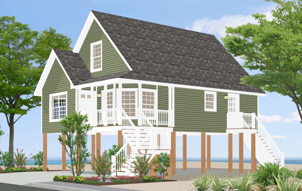 Regatta bay hero, elevation, and exterior home features