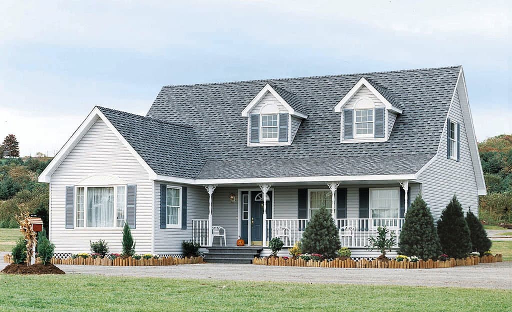 Darlington hero, elevation, and exterior home features