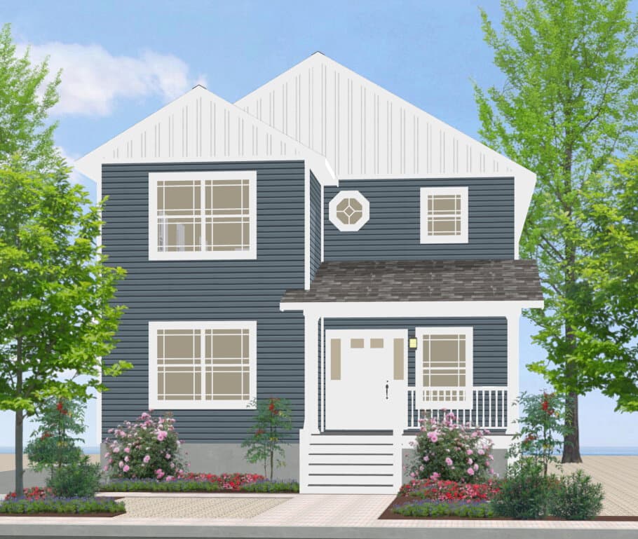 Shoreline collection hero and exterior home features