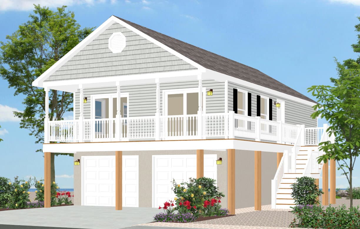 Sheridan cove hero, elevation, and exterior home features