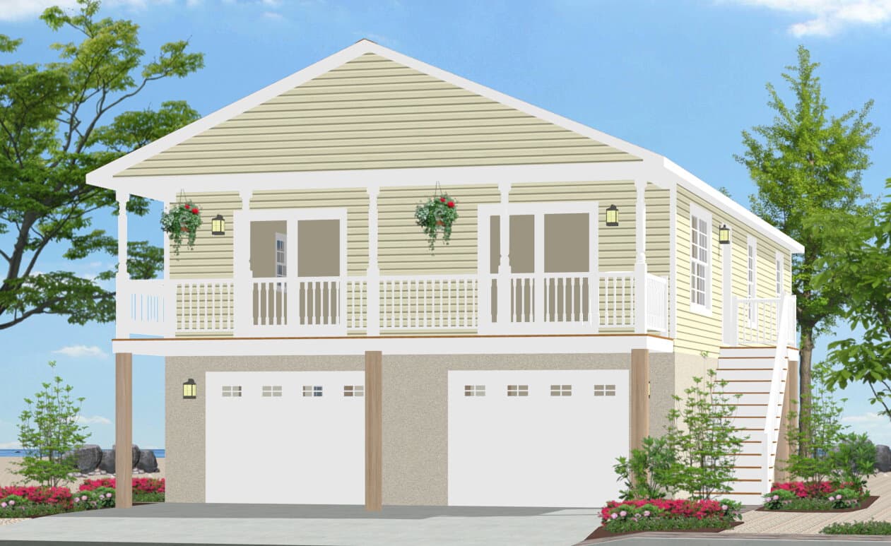 Del ray cove hero, elevation, and exterior home features